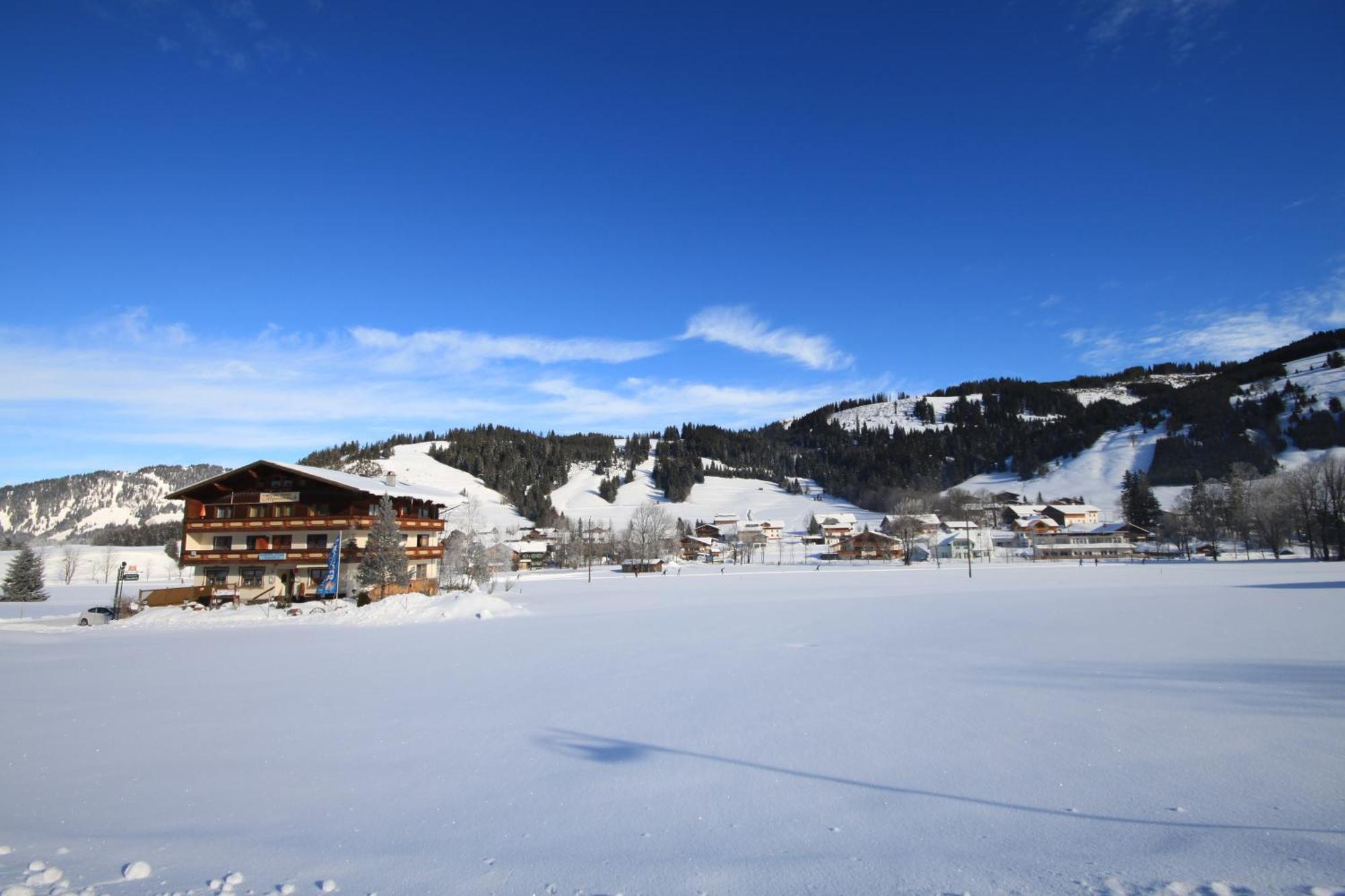 Pension Alpenblick Schattwald Bagian luar foto